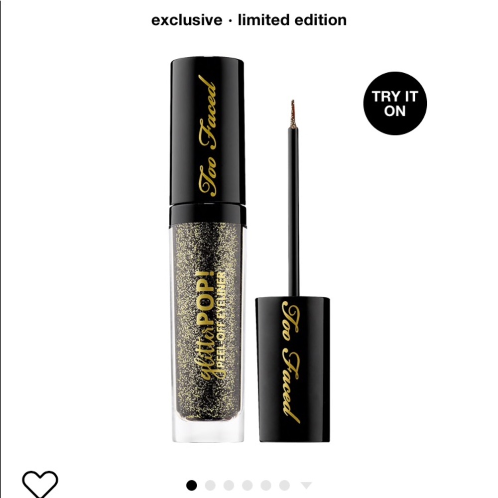 Too Faced "Glitter Pop" Peel Off Eyeliner